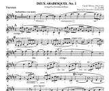 Debussy: Arabesque 1, bearbeitet für Theremin & Klavier - Download